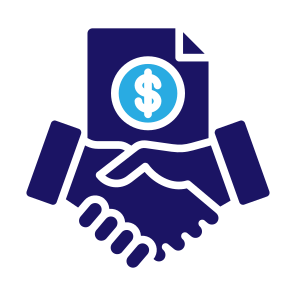 Agreement, Business, Dollar, Contract, Handshake, Partnership, Investor icon