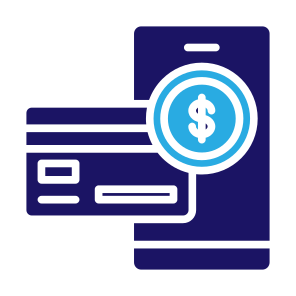 Banking, Money, Smartphone, Credit Card, Mobile Banking, Online Payment, Dollar Coin icon