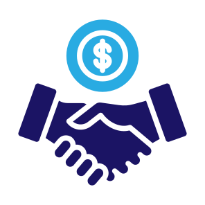Deal, Business, Dollar, Deals, Relationship, Salary, Partnership, Investor icon