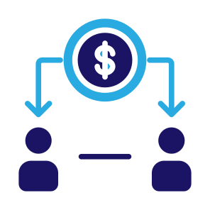 Double Spending, Dollar, User, Currency, Payment, Exchange, Finance, Spending  icon