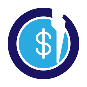 Halving, Money, Half, Dollar, Coin, Split, Currency, Divided  icon