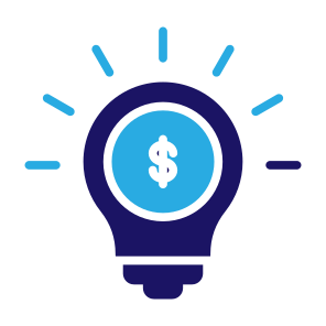 Idea, Money, Business, Light Bulb, Marketing, Dollar, Financial icon
