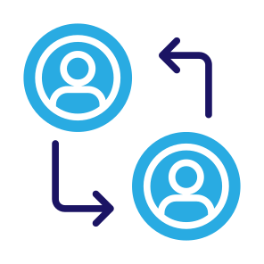 Peer To Peer, Peer, Change Management, Conversation, Change, Group, Business, Discussion, People icon