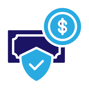 Security, Money, Shield, Dollar, Bill, Pay, Protection, Protected, Banking icon