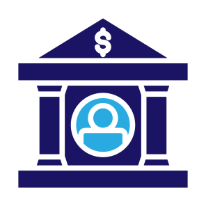 Bank Account, Money, User, Saving, Bank icon