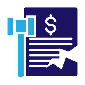 Bankruptcy, Document, Law, Crisis, Gavel icon