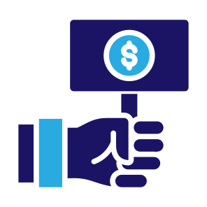 Bid, Sign, Dollar, Auction, Bidding  icon