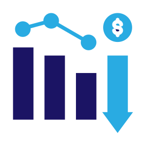Downfall, Money, Statistics, Bankruptcy, Investment icon