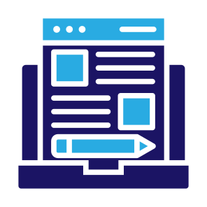 Blogging, Writing, Online, Blog, Post, Article icon