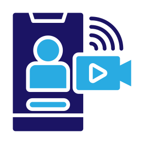 Live Streaming, Influencer, Live, Streaming, User, Online Video icon