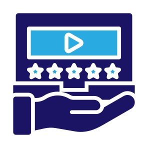 Video Rating, Video, Star, Ratings, Reviews, Feedback icon