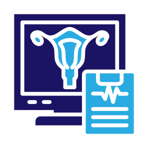 Diagnosis, Female Organs, Medical Test, Radiography, Medical Record   icon