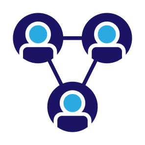 Network, Team Management, People, Sharing, Group    icon