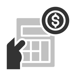 Financial, Money, Hand, Currency, Calculation icon
