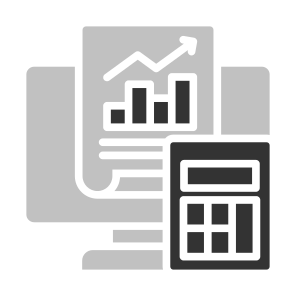 Financial Report, Report, Calculator, Analytics, Statistics  icon