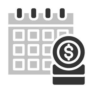 Pay Day, Money, Calendar, Calculator, Date icon