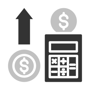 Profit, Money, Calculator, Increase, Revenue icon