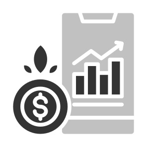Profit, Money, Growth, Revenue, Statistics icon