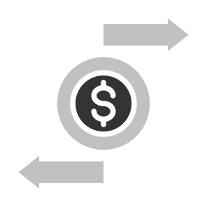 Transaction, Money, Transfer, Payment, Dollar  icon