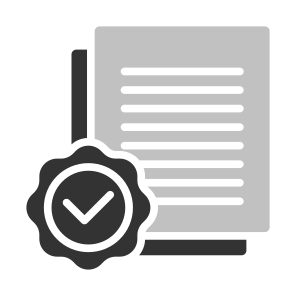 Verification, Document, Approval, Approved, Assessment icon