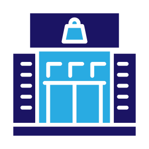Department, Mall, Building, Store, Supermarket, Shopping Center icon
