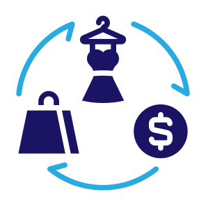 Exchange, Shopping, Arrows, Transaction, Change, Trade icon