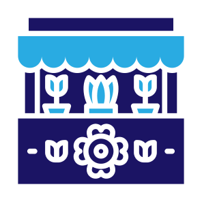 Flower Shop, Vendor, Plant, Floral, Bloom, Bouquet icon