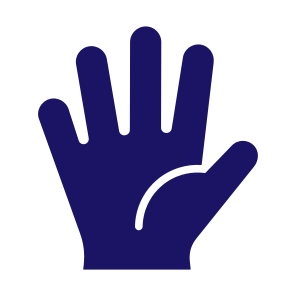 Hand, Body Parts, Open Hands, Five Fingers, Hand Palm icon