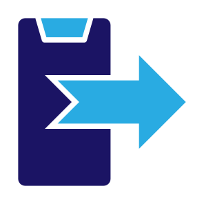 Outgoing, Data, Ui, Outgoing Email, Data Transfer, Right Arrow, File Transfer, Leave,  Communications, Logout, Smart Phone icon