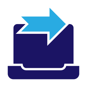 Outgoing Data, Ui, Outgoing Email, Data Transfer, Right Arrow, File Transfer, Outgoing, Communications, Logout, Laptop  icon