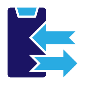 Phone Transfer, Transfer, Electronics, Smartphone, Phone, Mobile Data Transfer, Phone Transfer icon