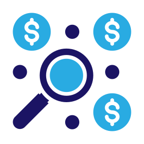 Discover, Find, Money, Vision, Explore, Chance icon