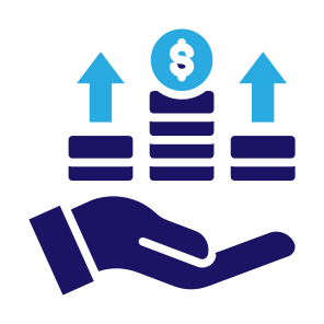 Earning, Money, Management, Investment, Income, Grow Up icon