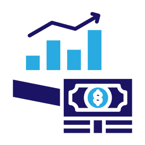 Growth, Money, Statistics, Increase, Income, Sales icon