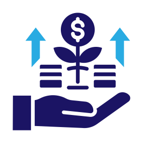 Income, Money, Financial, Investment, Growth, Increase icon