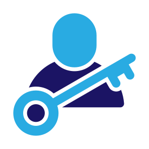 Key Person, Key, Person, User, Leader, Access icon