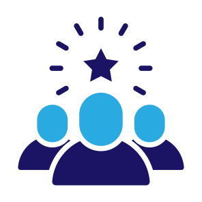 Leadership, Members, Team, Leader, Employee, Star icon