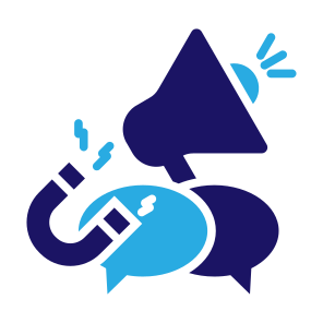 Marketing, Communication, Campaign, Advertising, Promotion, Publicity  icon