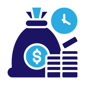 Time Is Money, Payment, Time, Money, Management, Deadline icon