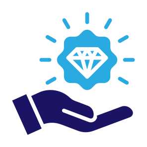 Value Proposition, Asset, Wealth, Management, Diamond, Value icon