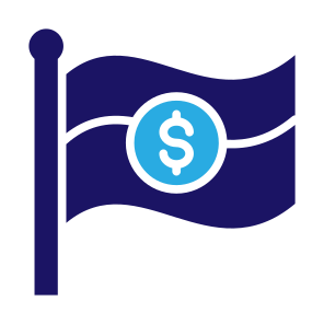 Economy Flag, Flag, Economy, Money, Finance, Business, National icon