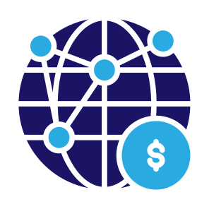 Global Network, Global, Currency, Payment, Networking, Money  icon