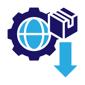 Import Product, Import, Product, Global, International, Worldwide  icon