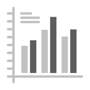 Bar Chart, Bar Graph, Chart, Graph, Stats, Statistics icon