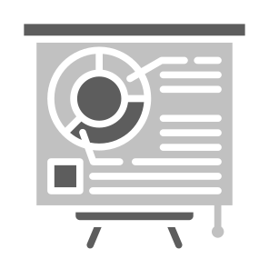 Data Presentation, Data, Presentation, Analyst, Report, Data Visualization   icon