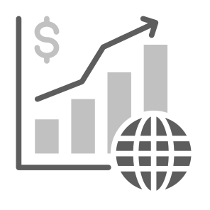 Economy Growth, Economy, Growth, Money, Global, Increase icon