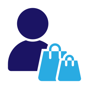 Consumer, Purchase, Customer, User, Shopping Bag  icon