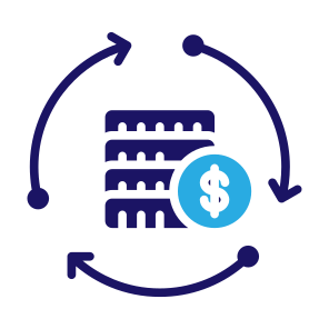 Currency, Exchange, Money, Circular Arrows, Payment  icon