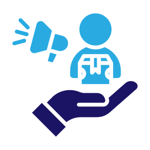 Marketing, Product, Sales Man, Agent, Package  icon