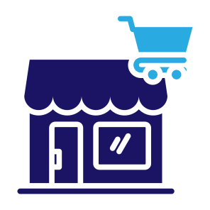 Retailer, Retail, Supermarket, Store, Commerce  icon